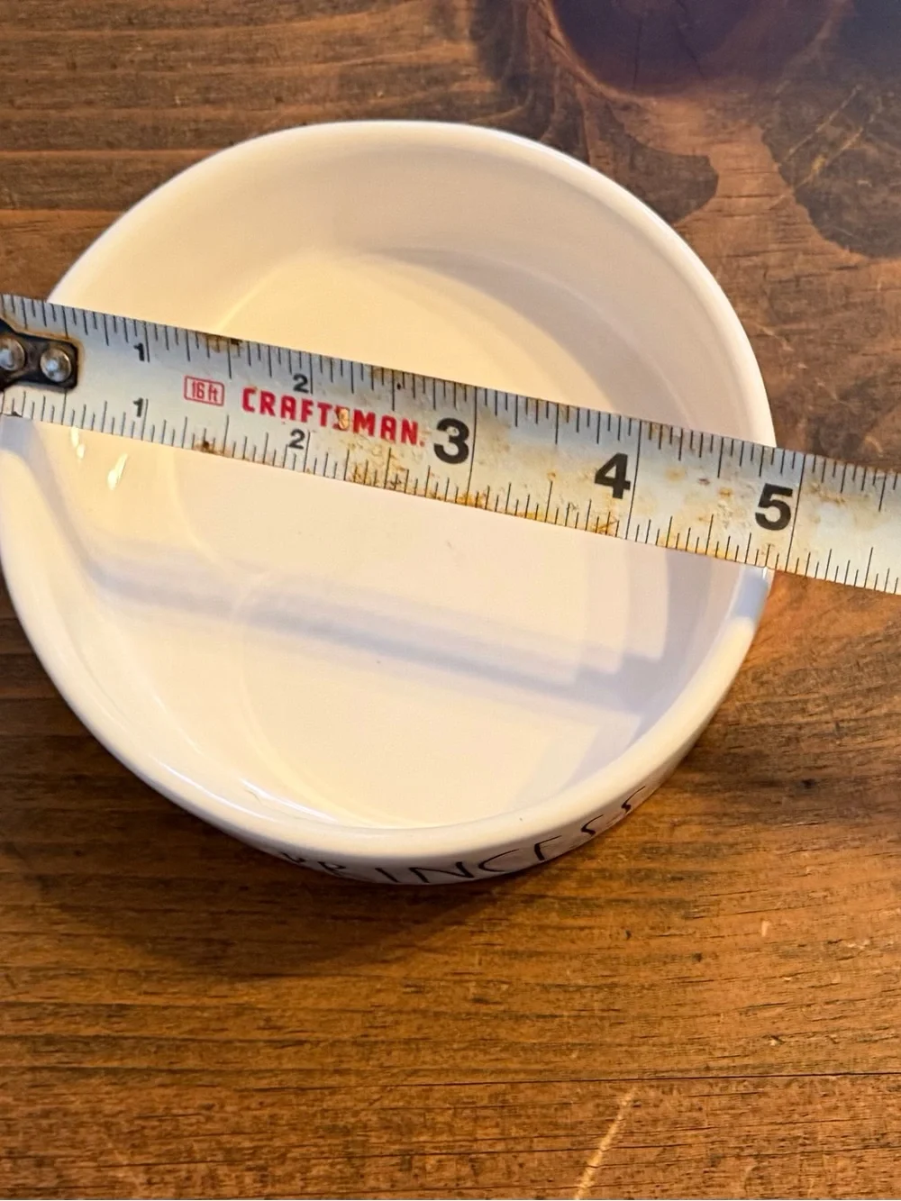 Rae Dunn PRINCESS pet bowl
